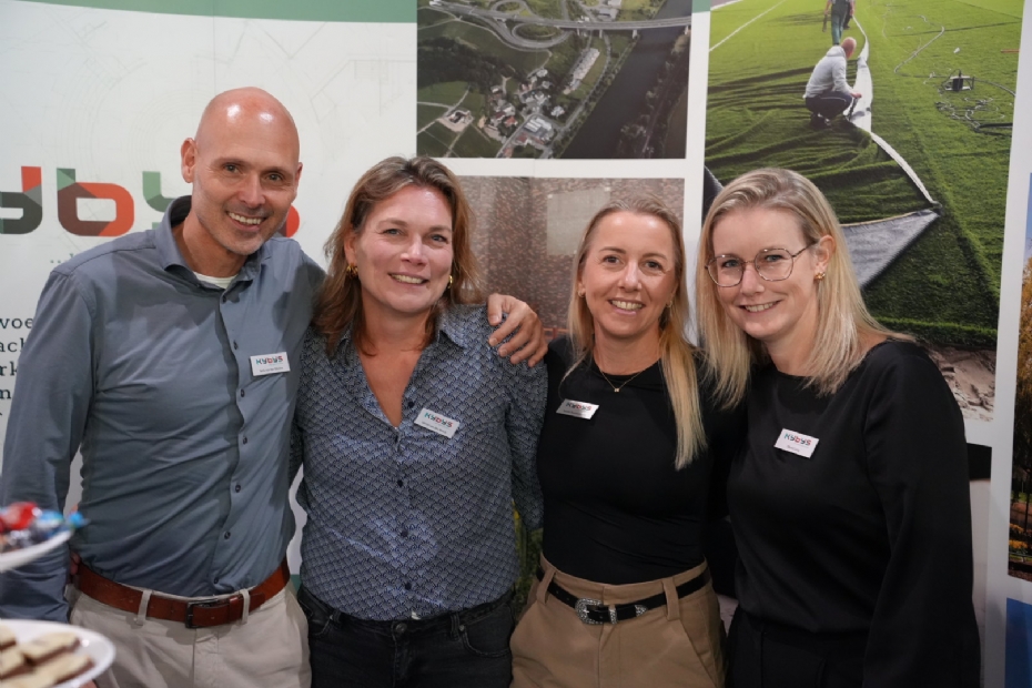 Directeur Seth van der Wielen en een aantal collega's.